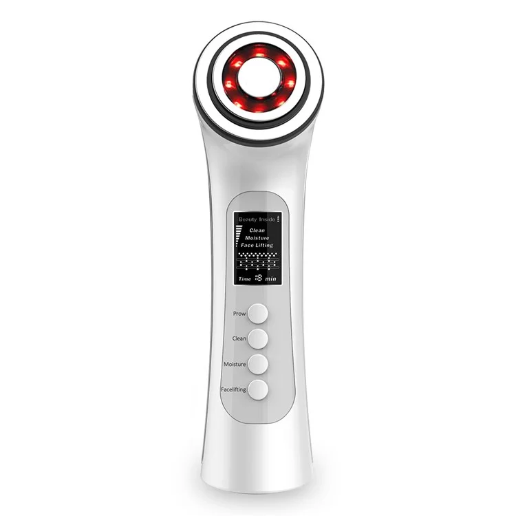 BP-1831 Masajeador facial para el hogar con luz roja/azul, EMS Photon Rejuvenation Beauty Instrument