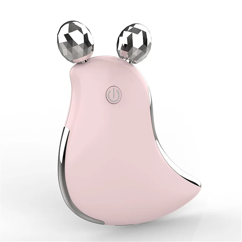 Rouleau facial vibrant électrique BP-1936 EMS - Rose