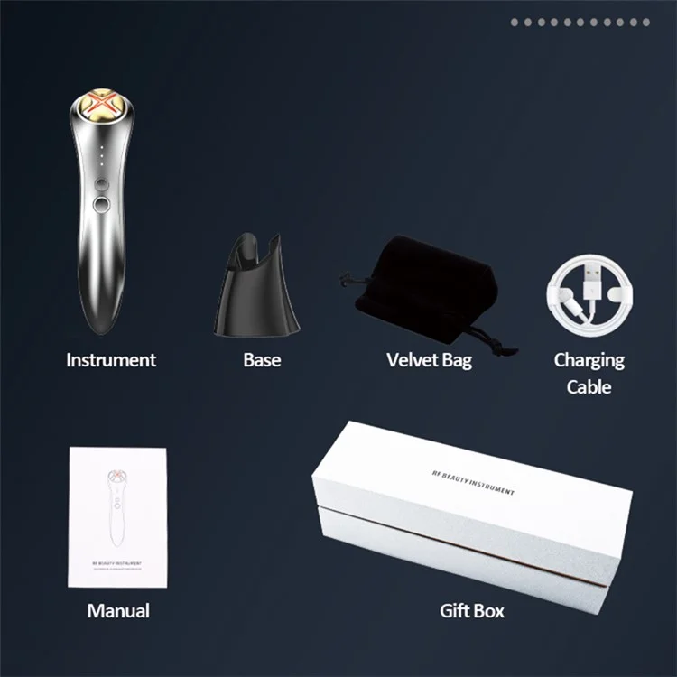 BP-B009 Household Radio Frequency Instrument Facial Massager Face Cleanser Beauty Device