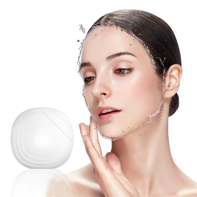 DYM-046 EMS Micro Current Pulse Hot Compress Vibration Facial Massager Skin Care Beauty Instrument