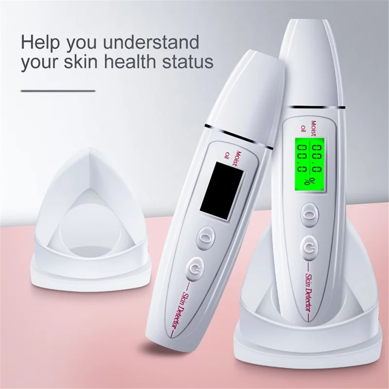 DYM-004 (7th Generation) Accurate Skin Status Tester Facial Skin Moisture Oil Content LCD Display Analyzer
