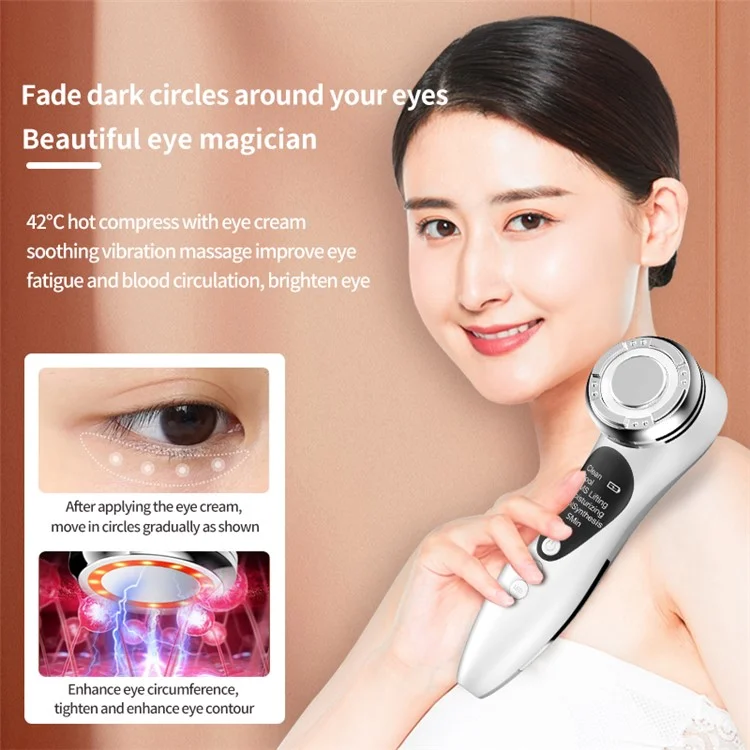 R13 Microcurrent Facial Massager Hot and Cold Thermal Vibration Skin Rejuvenation Beauty Device