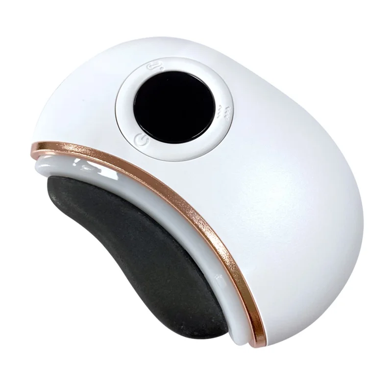 GS02 Stone Needle Gua Sha Electric Face Massager Body Scraper Tool Beauty Scraping Instrument - Red Stone