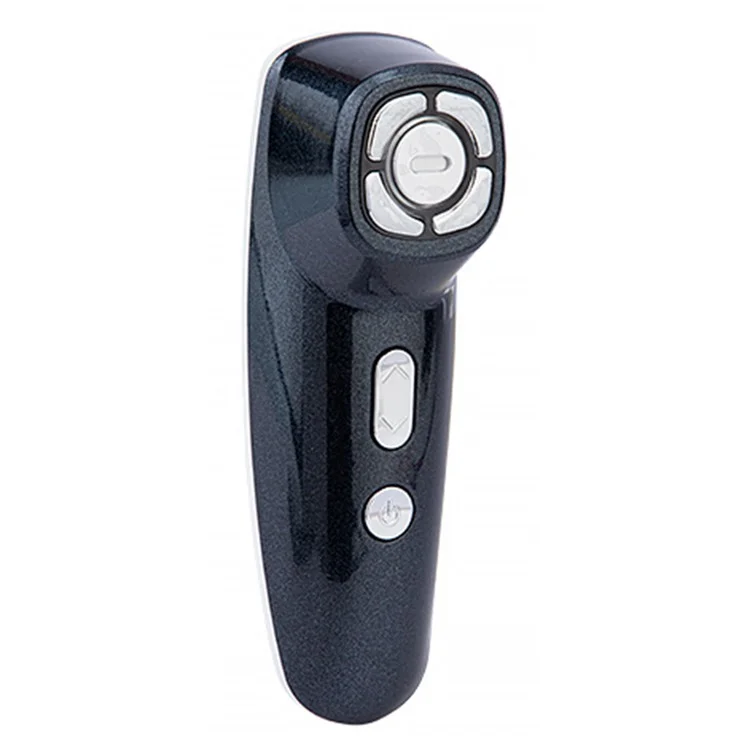 MO-1 Mini Pro Radio Frequency Beauty Device Ultrasonic Facial Massager Beauty Instrument - Black+White / US Plug