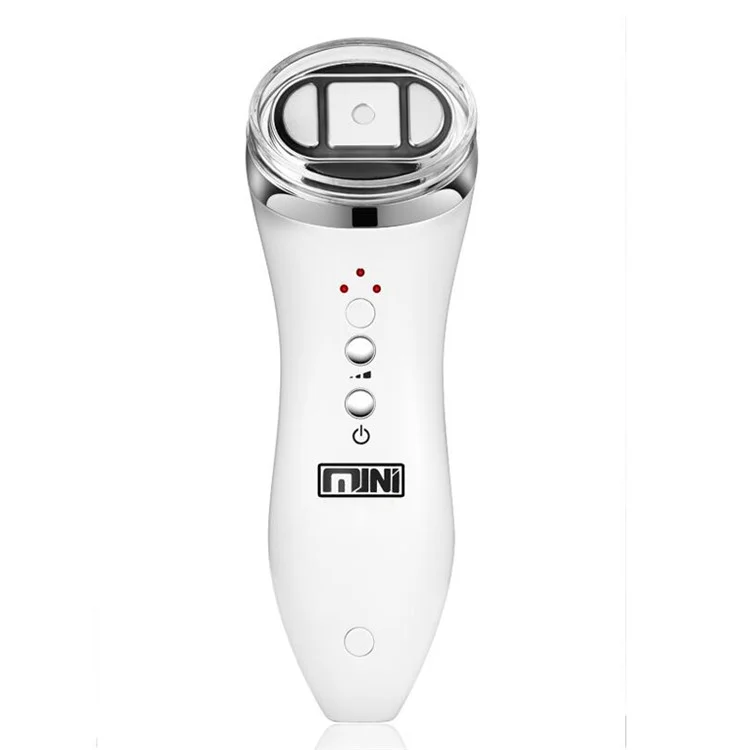 M0-1 Facial Spatula Mini RF Ultrasonic Face Massager Portable Facial Beauty Device - EU Plug