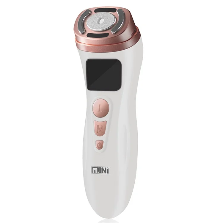 Mini Ultrasonic Facial Massager Radio Frequency Instrument Face Lifting Firming Rejuvenation Beauty Device - US Plug