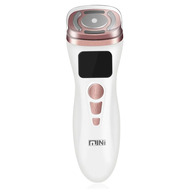 Mini Ultrasonic Facial Massager Radio Frequency Instrument Face Lifting Firming Rejuvenation Beauty Device - US Plug