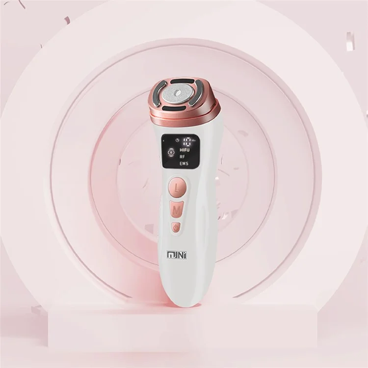 Mini Ultrasonic Facial Massager Radio Frequency Instrument Face Lifting Firming Rejuvenation Beauty Device - US Plug