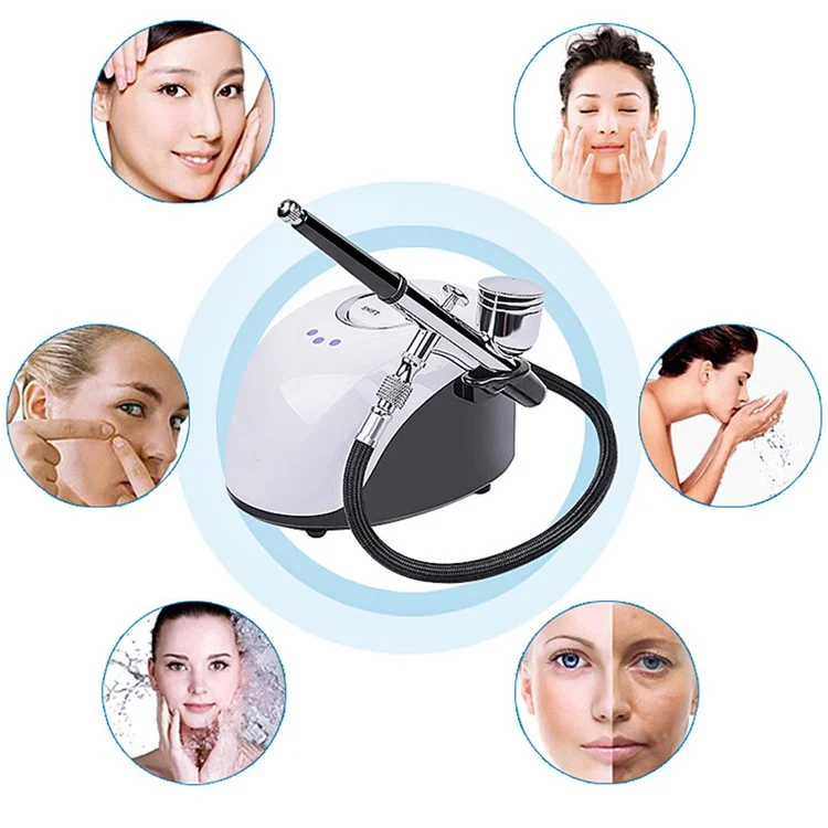 BS-103 Beauty Salon High Pressure Oxygen Injection Device Household Handheld Facial Nano Spray Moisturizing Machine, CE Certified (ST) - EU Stecker