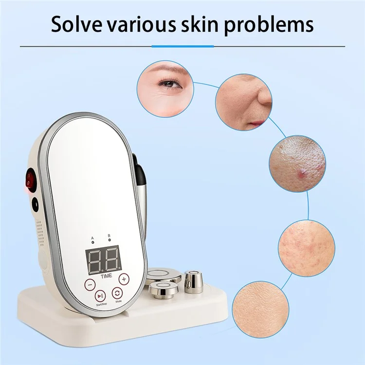 Máquina de radiofrecuencia facial para el levantamiento y remodelado corporal con tecnología bipolar de RF y EMS, con certificación CE (ST) - Enchufe europeo