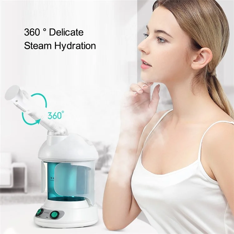 K.SKIN KD2328 Vaporizador de Cara con Tecnología Nano-ión, Humidificador Facial con Función Aromática - Enchufe UE