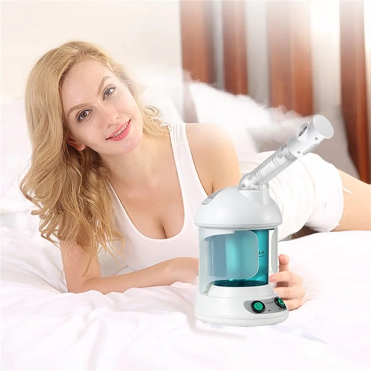 K.SKIN KD2328 Vaporizador de Cara con Tecnología Nano-ión, Humidificador Facial con Función Aromática - Enchufe UE