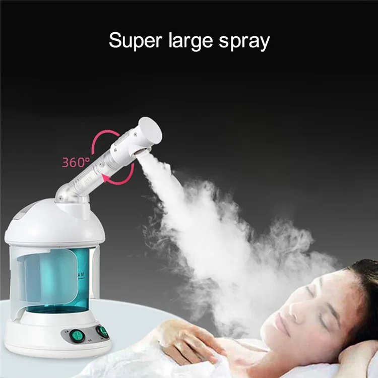 K.SKIN KD2328 Vapeur Chaude de Visage Steamer Nano Ion Brumisateur Hydratant pour la Beauté de la Peau à Domicile - Prise US