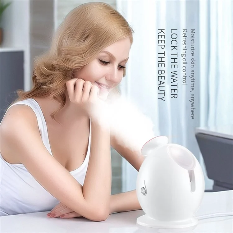 K.SKIN KD233 Vaporizador Facial de Agua Caliente Nano para Hidratación Facial - Enchufe del Reino Unido