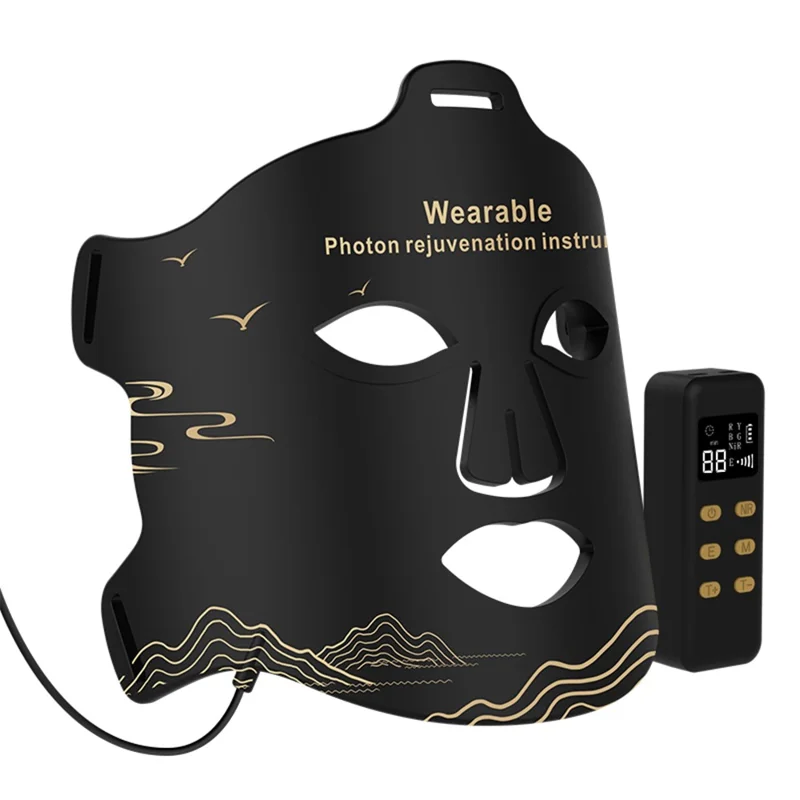 SM-2303 280Pcs LED-Farblichter Phototherapie-Maske Facial Beauty Device Ultra-Long Life Photon Rejuvenation Instrument