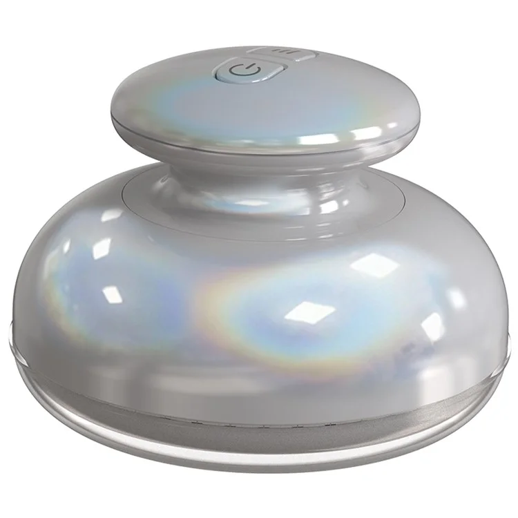 SM-2108 Massageador Elétrico Sem Fio EMS Máquina de Beleza Emagrecedora para Barriga, Cintura, Braço, Perna, Bunda - Prata