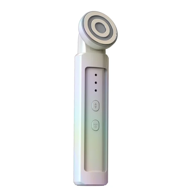 SM-2101 Masajeador facial de radiofrecuencia Máquina de tonificación y endurecimiento de la piel Herramienta de cuidado de la piel para el hogar - Blanco 