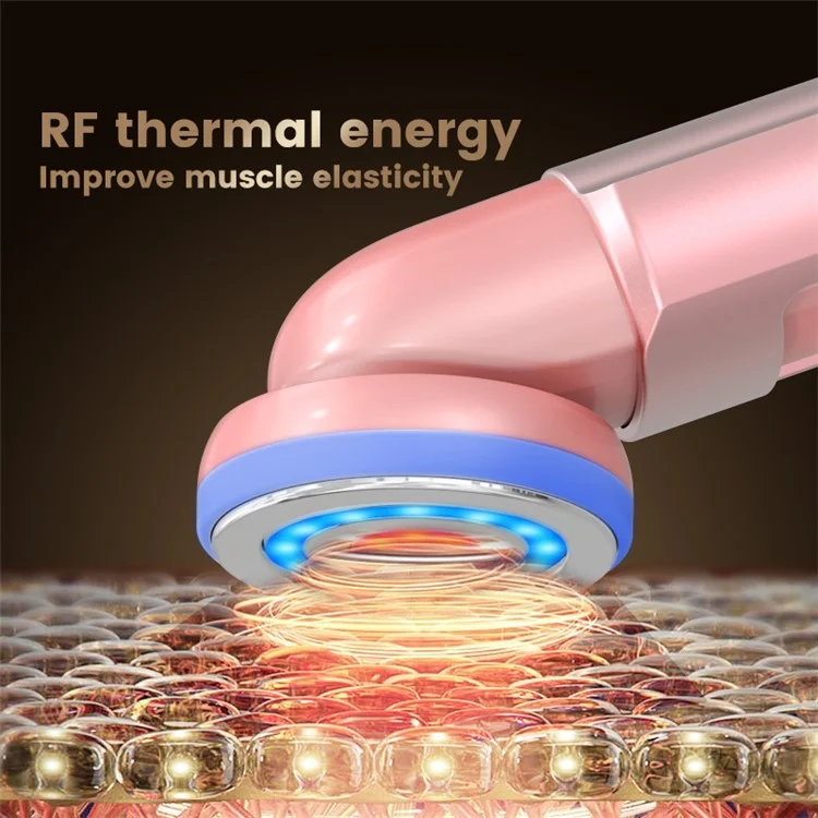 SM-2101 Masajeador facial de radiofrecuencia Máquina de tonificación y endurecimiento de la piel Herramienta de cuidado de la piel para el hogar - Blanco 