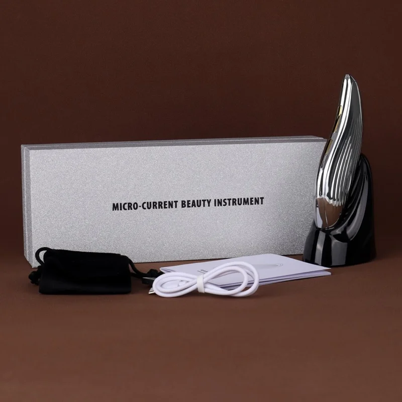 HQ-B014 Micro-Current Beauty Instrument Portable Multi-Function Facial Massager with 3 Modes (No CE)