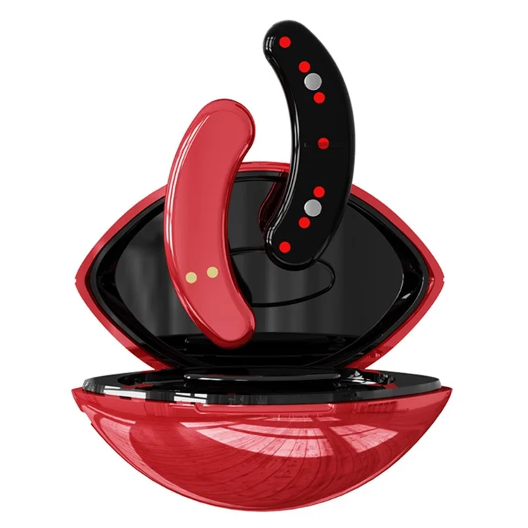 DY01 Heating Therapy Mini Eye Care Device Anti Aging Dark Circle EMS Micro Current Eye Massager - Red