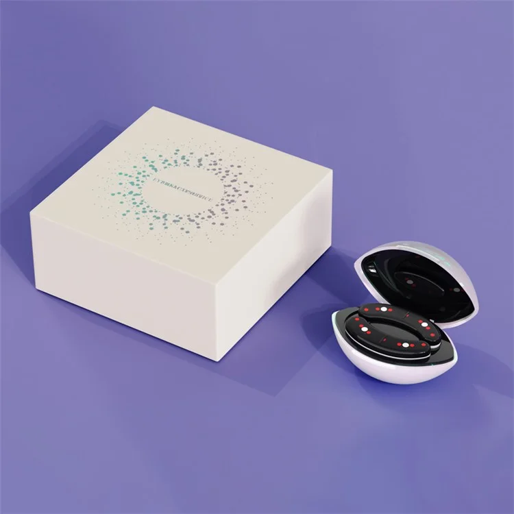 DY01 Heating Therapy Mini Eye Care Device Anti Aging Dark Circle EMS Micro Current Eye Massager - Red