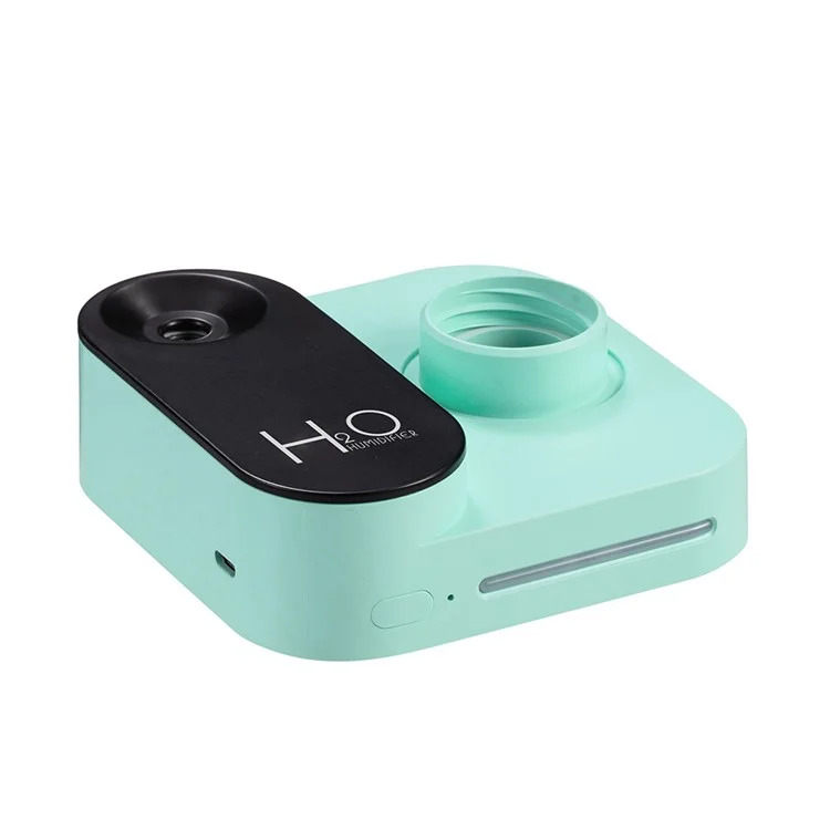 Camera-shaped Wireless Humidifier USB Desktop Portable Mist Maker 30mm Water Bottle Humidifier - Green