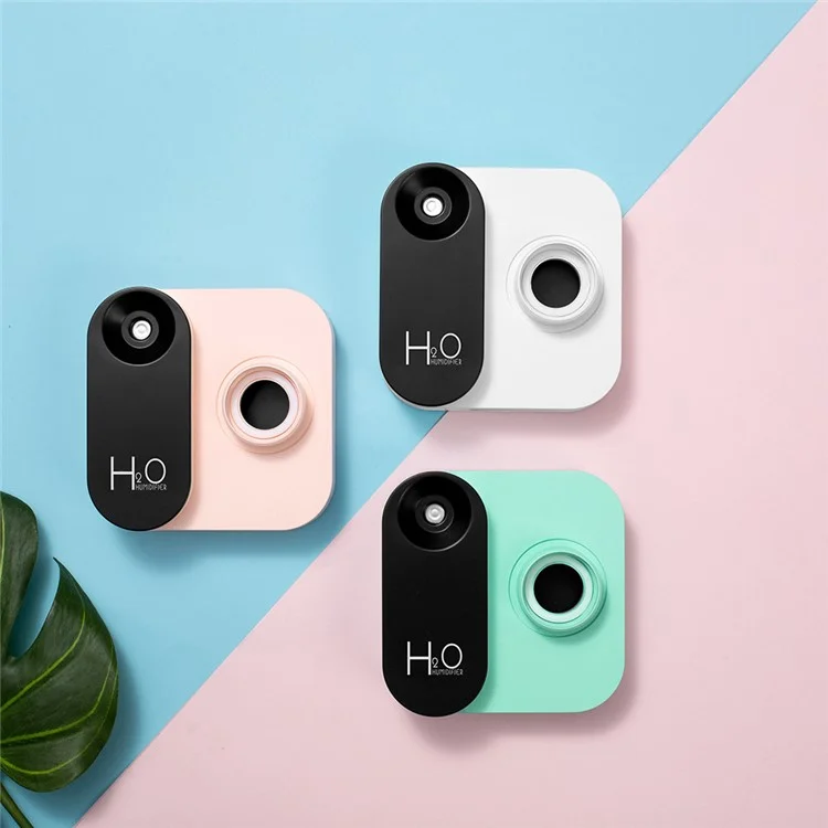Camera-shaped Wireless Humidifier USB Desktop Portable Mist Maker 30mm Water Bottle Humidifier - Green