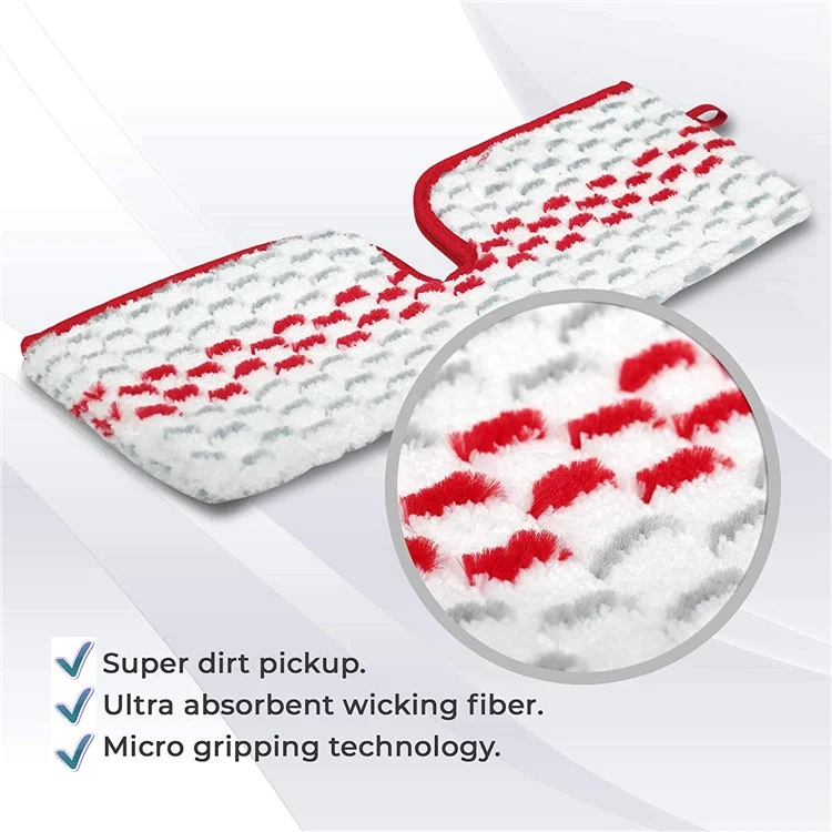 4pcs Microfiber Reutilisables Pads Remplace Spall Valle Refolls Pour O-cedar Promist MAX
