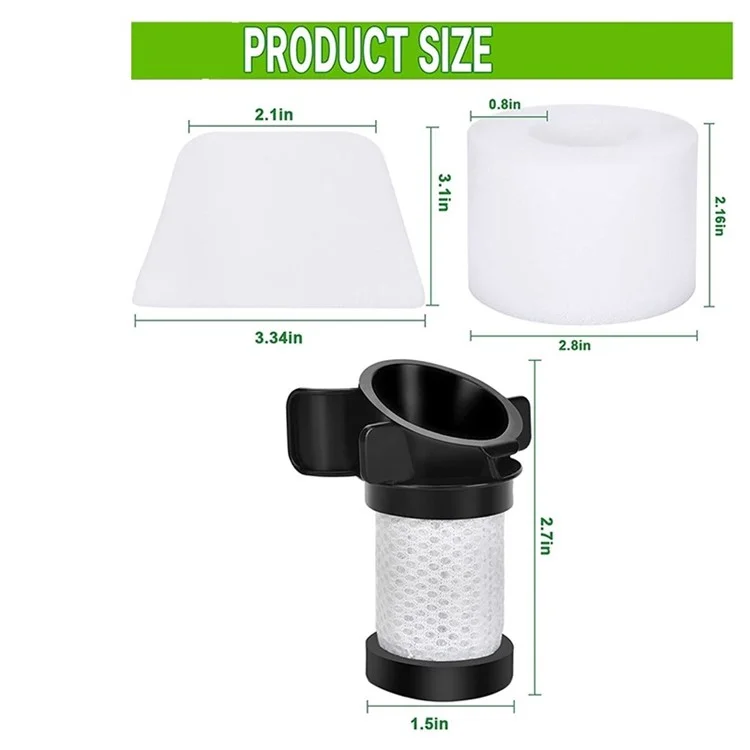 Pour le Requin Ionflex Duocléan If100 / Ensemble D'éponges de Filtre à Vide de Nettoyage IF150 IF150