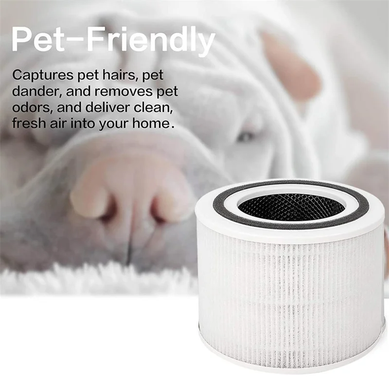 HEPA Vacuum Cleaner Air Filter Replacement for Levoit Core 350 / Core P350-RF