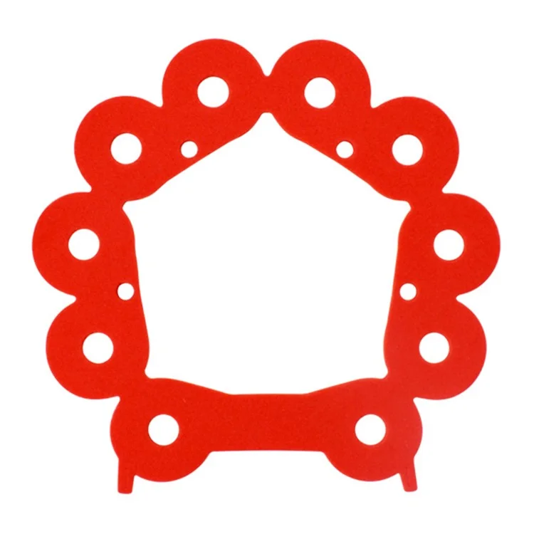 Parte de Substituição de Algodão de Isolamento de Som de Ciclone Para Dyson V7 V8 Vacuum Cleaner, Tamanho: L - Vermelho