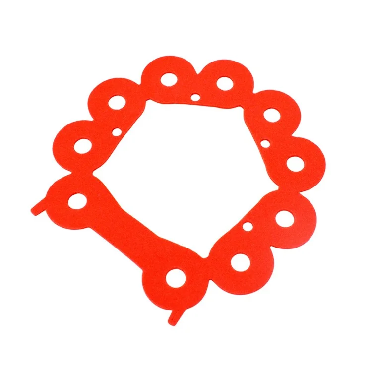 Parte de Substituição de Algodão de Isolamento de Som de Ciclone Para Dyson V7 V8 Vacuum Cleaner, Tamanho: L - Vermelho