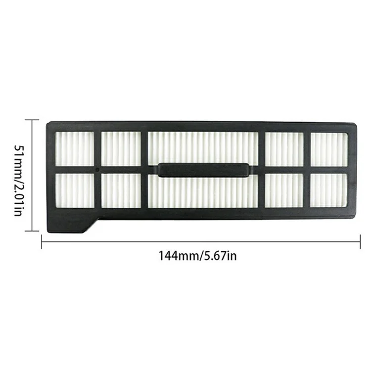 2 Stück für Eufy X10 Pro / X10 Pro Omni Kehrroboter-Filter, Ersatzteil für Staubsauger