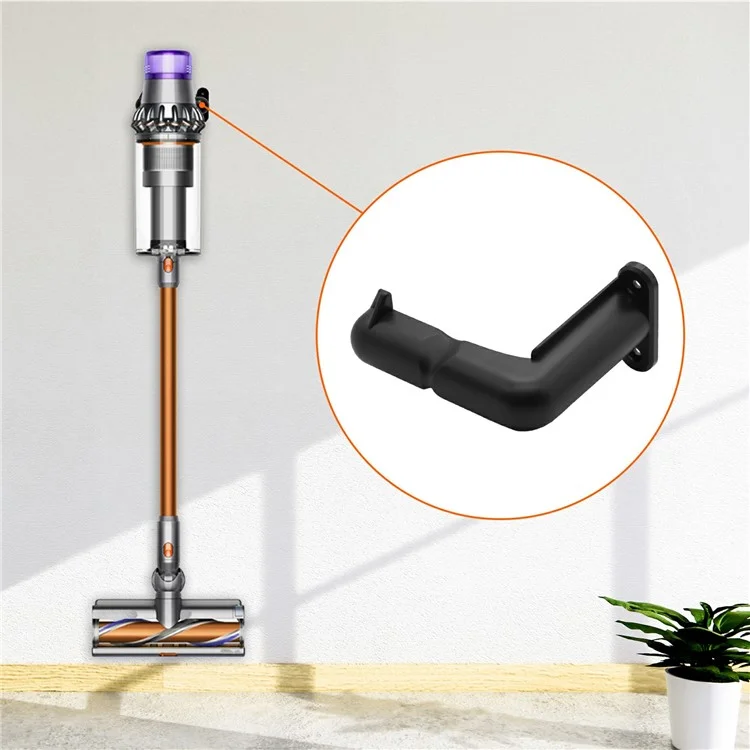 Suporte de parede de plástico para aspirador de pó Dyson V15 / V12 / V11 / V10
