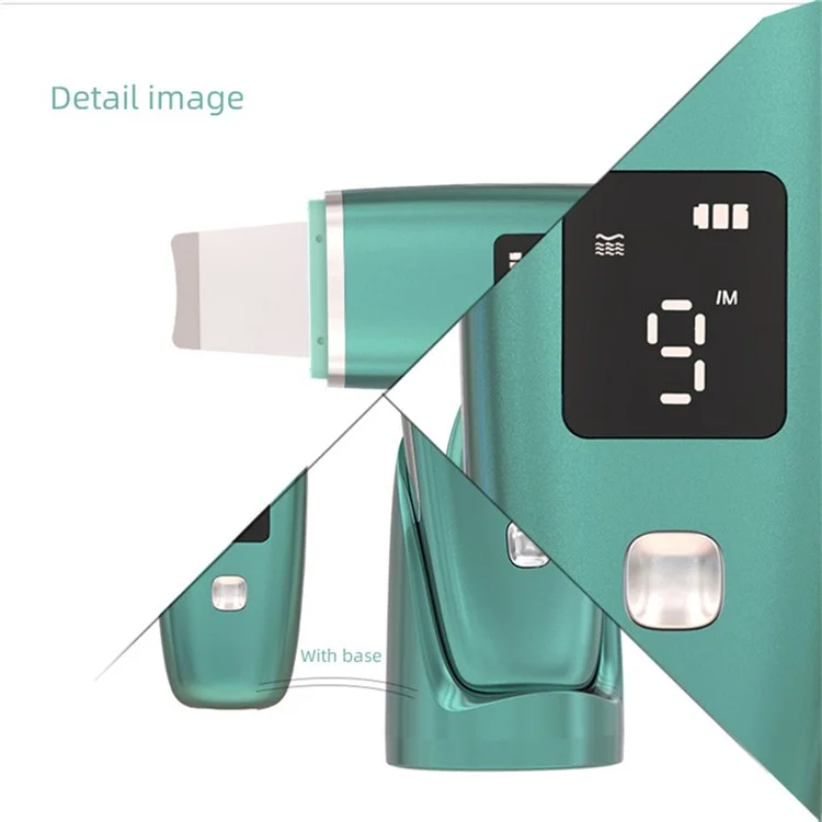 C1 Ultrasonic Shovel Household Blackhead Beauty Instrument Iontophoresis Pore Cleaning Instrument - Green