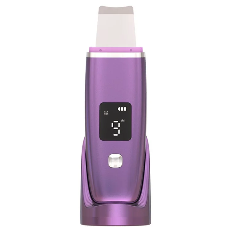 C1 Ultrasonic Shovel Household Blackhead Beauty Instrument Iontophoresis Pore Cleaning Instrument - Purple