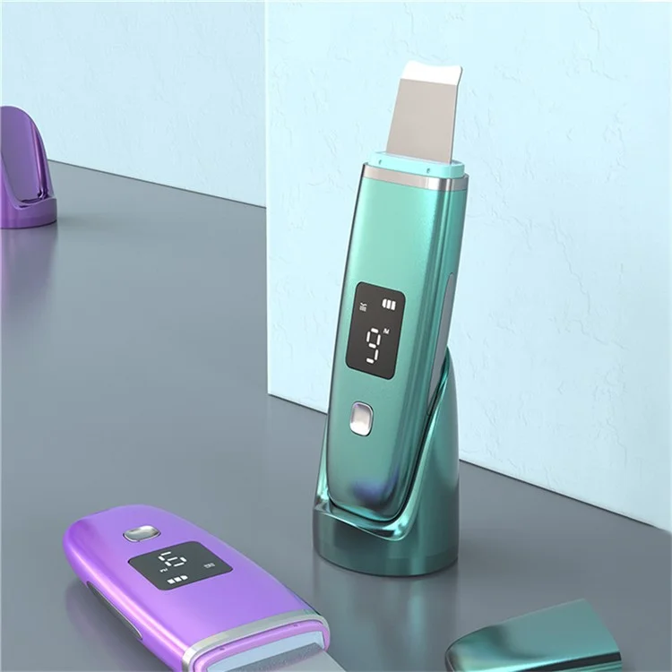 C1 Ultrasonic Shovel Household Blackhead Beauty Instrument Iontophoresis Pore Cleaning Instrument - Purple