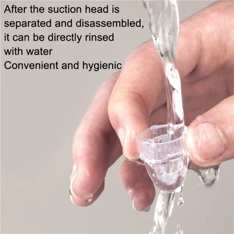 HD-3138 Electric Pore Cleaner 3 Speeds Adjustable Blackhead Remover Beauty Device with 5 Acne Needles - White