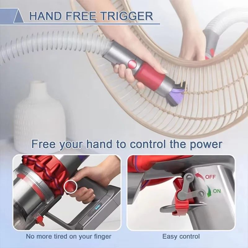 Ultra Fine Soft Bristles Brush for Dyson V11 / V10 / V8 / V7 Vacuum Cleaner Dust Removal Cleaning Tool