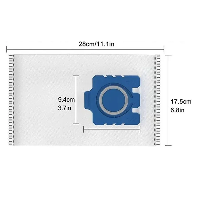 4Pcs Dust Bag for Miele GN / C1 / FJ / 3D Vacuum Cleaner Dust Collect Bag Replacement Part