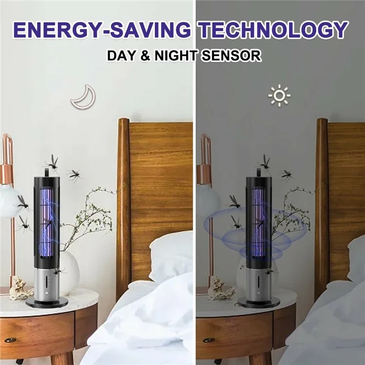 Lampe anti-moustiques portable tueur d'insectes, rechargeable par USB, pour intérieur et extérieur