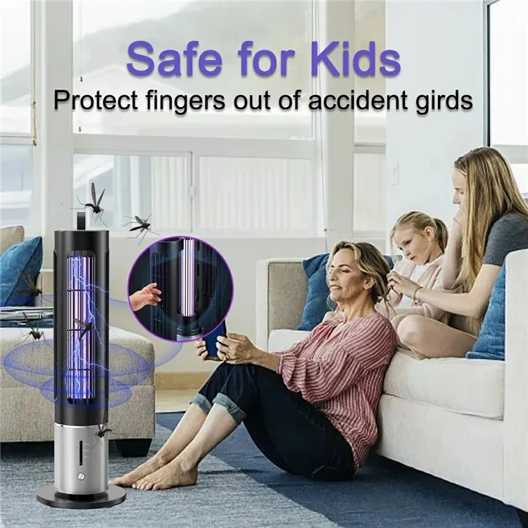 Lampe anti-moustiques portable tueur d'insectes, rechargeable par USB, pour intérieur et extérieur