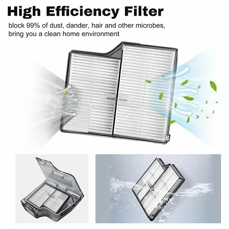 For Roborock G30 / Saros 10 Vacuum Robot Replacement High Efficiency Filter