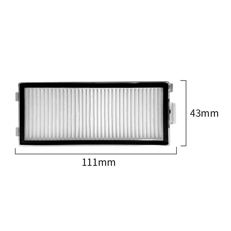2PCS Sweeping Robot Filter For Roborock G30 Space / Saros Z70 Vacuum Cleaner Replacement Accessory
