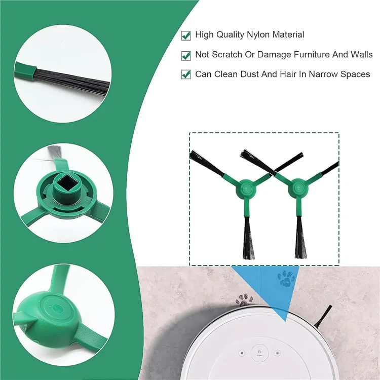 2 Pièces Pour iRobot Roomba 105 Combo / Combo Essential Robot Aspirateur Balayage Brosse Latérale Pièce de Rechange