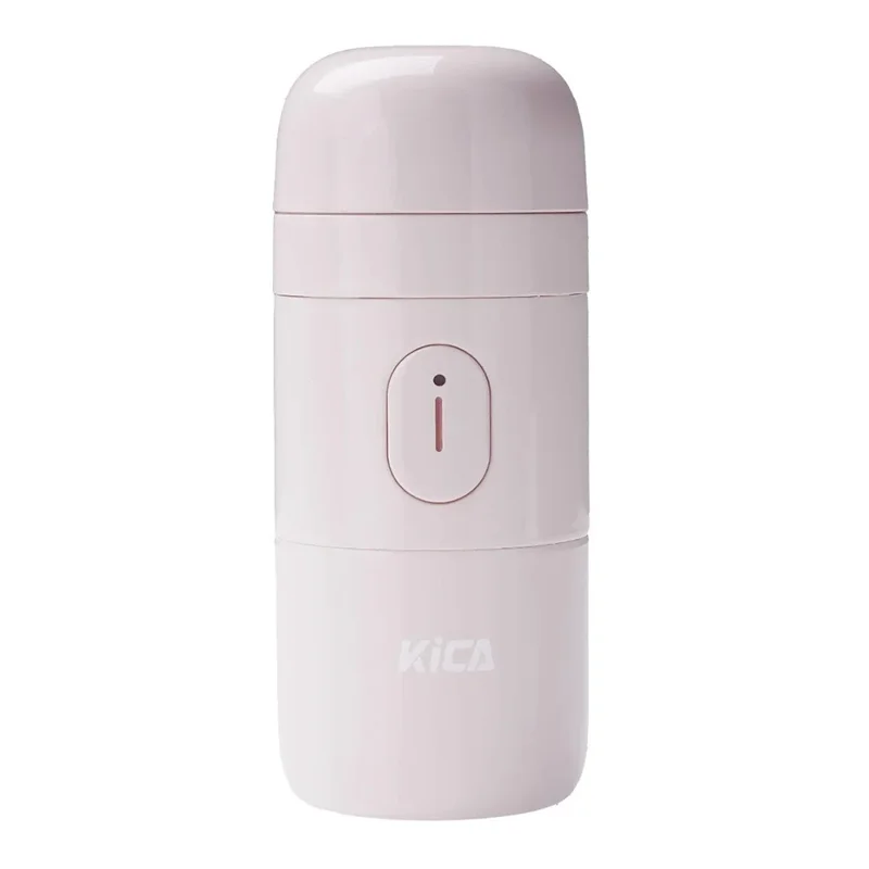 KICA PFCB Electric Pore Cleaner IPX6 Waterproof Ultrasonic Vibration Massage Facial Cleansing Device - Light Pink
