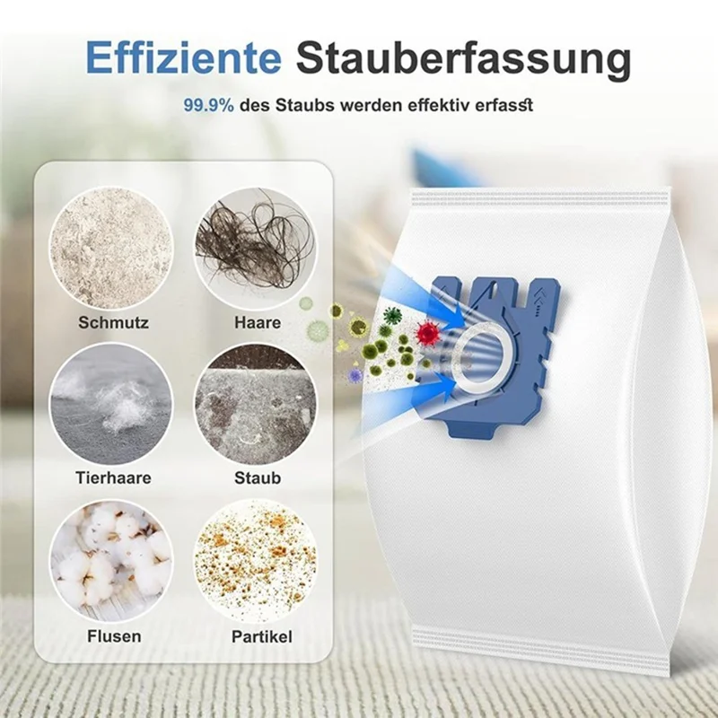 5Pcs For Miele GN / C1 / FJ / 3D Vacuum Cleaner Dust Bags Replacement Bag