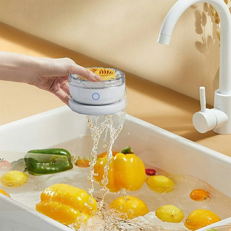 Pulitore, Purificatore, Lavatore di Frutta e Verdura Wireless, Sterilizzatore per Elettrolisi, Rimozione di Pesticidi, Macchina per Disinfezione
