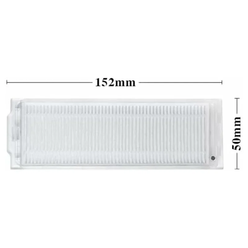 5Pcs Replacement Part Kit for Xiaomi Mijia Robot Vacuum Mop 2S / Mop P / Mop Pro / XMSTJQR2S / STYTJ02YM Main Brush Side Brush HEPA Filter Set