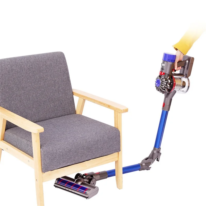 For Dyson V7 / V8 / V10 / V11 Vacuum Cleaner Foldable Extension Tube Aluminum Extension Pipe - Red